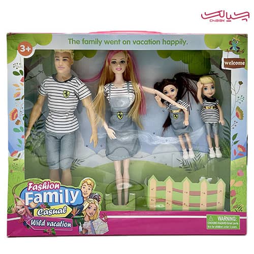 باربی خانواده همراه گاو