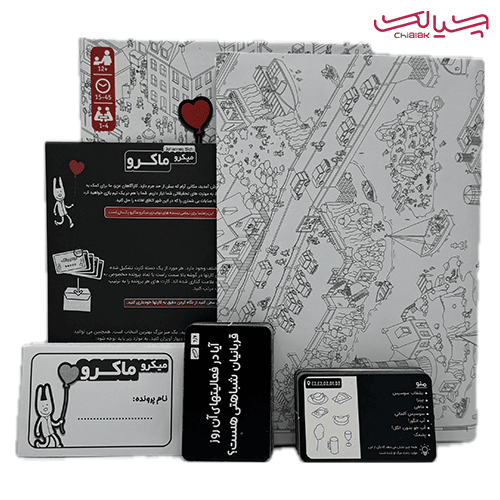 بازی فکری میکرو ماکرو مدل شهر جنایت برند چارپایه